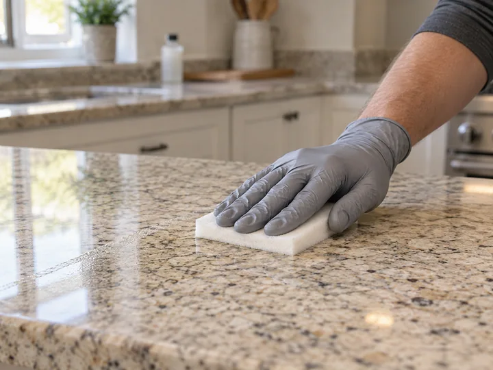 Illustration of countertop sealing